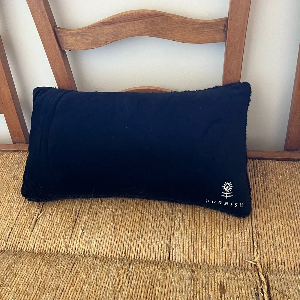 Furbish Needlepoint Pillow - Picture 2 of 3